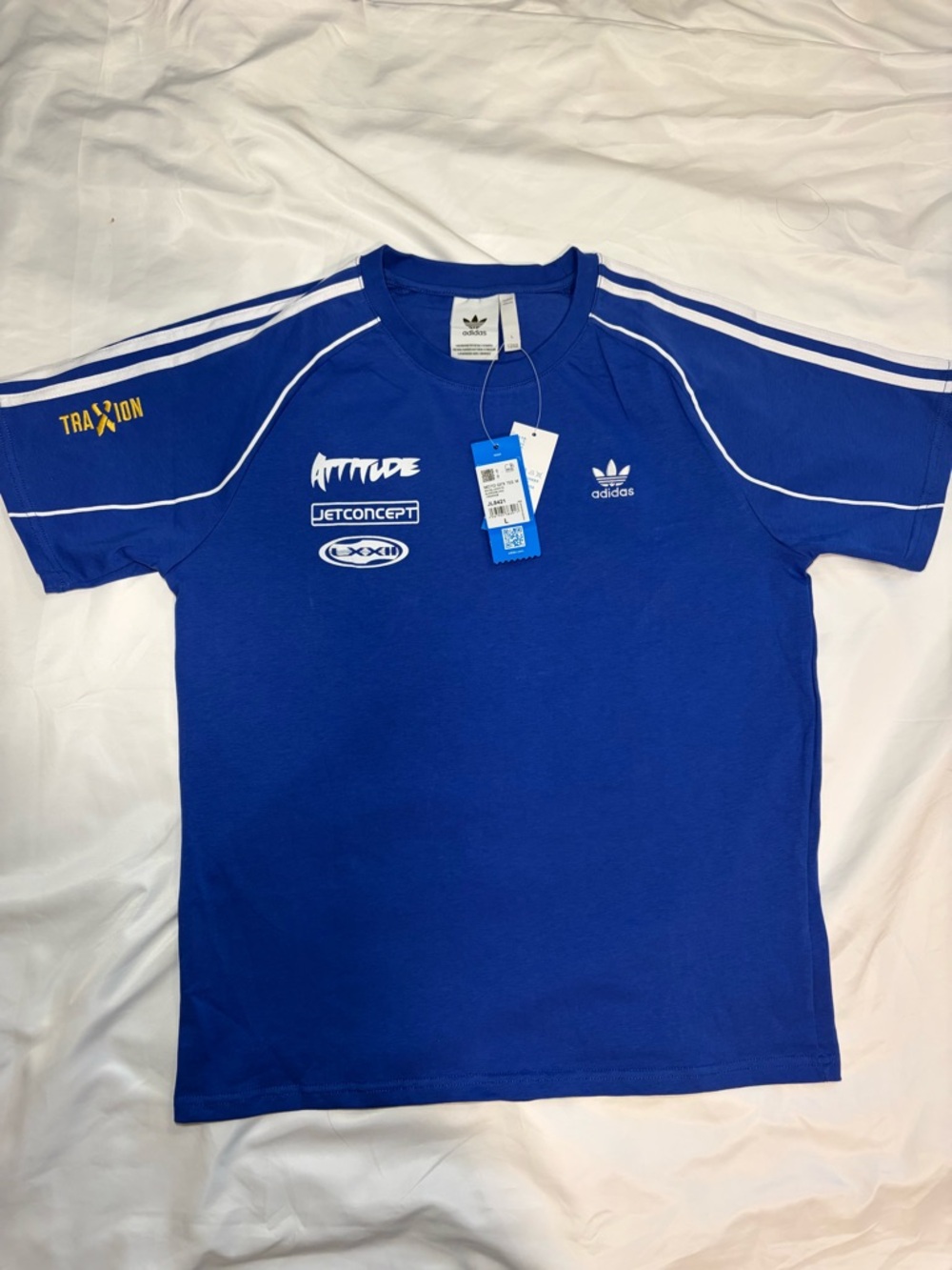 adidas Blue Short Sleeve Graphic Tee